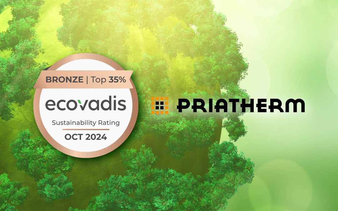 Priatherm awarded with BRONZE MEDAL for SUSTAINABILITY from ECOVADIS!